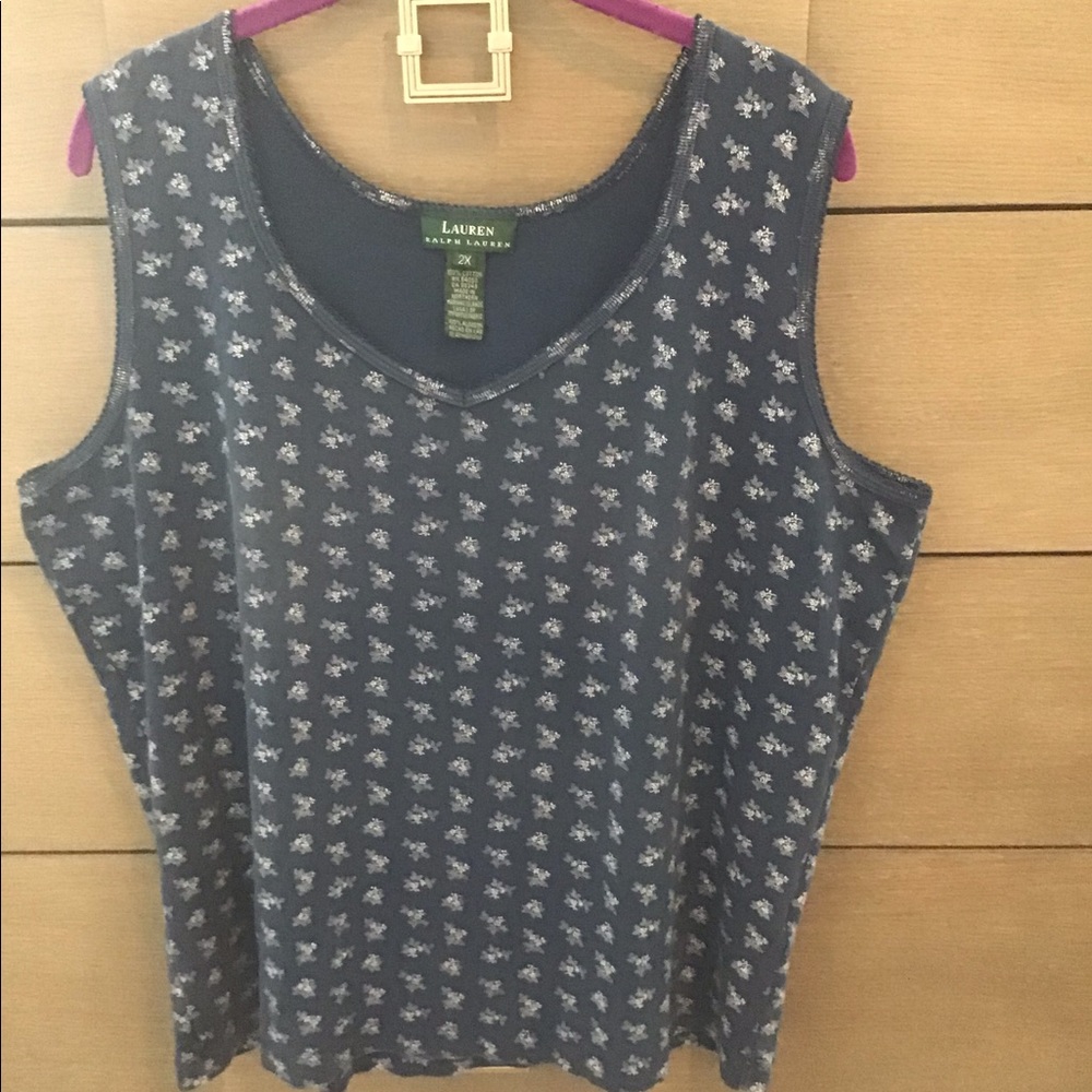 Ralph Lauren 2X V Neck Teeshirt